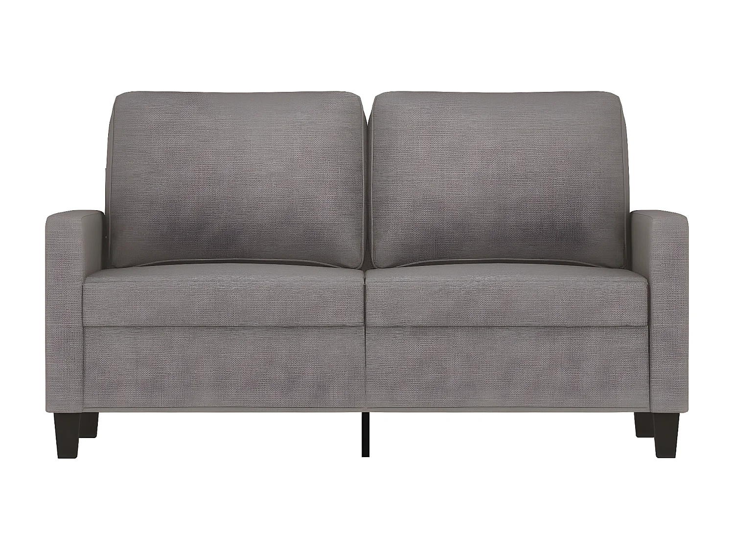 Canapé à 2 places Taupe 120 cm Tissu OLA3558