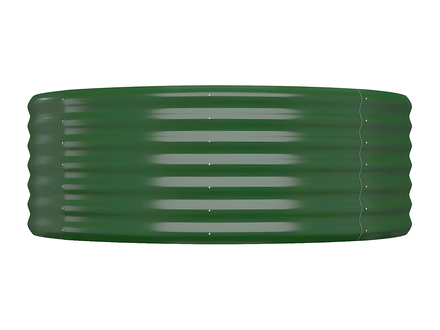 Jardinière Lit surélevé de jardin Acier enduit de poudre 507x100x36cm Vert WVGQ2772