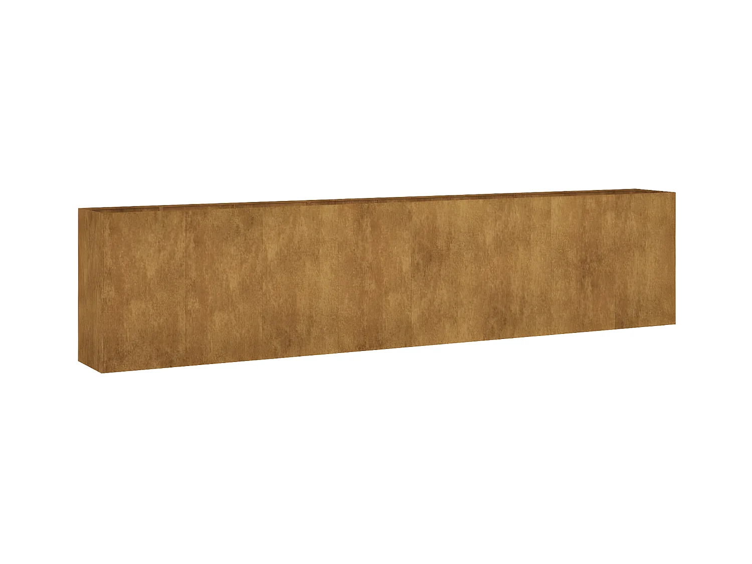 Jardinera acero corten 360x40x80 cm ES24106