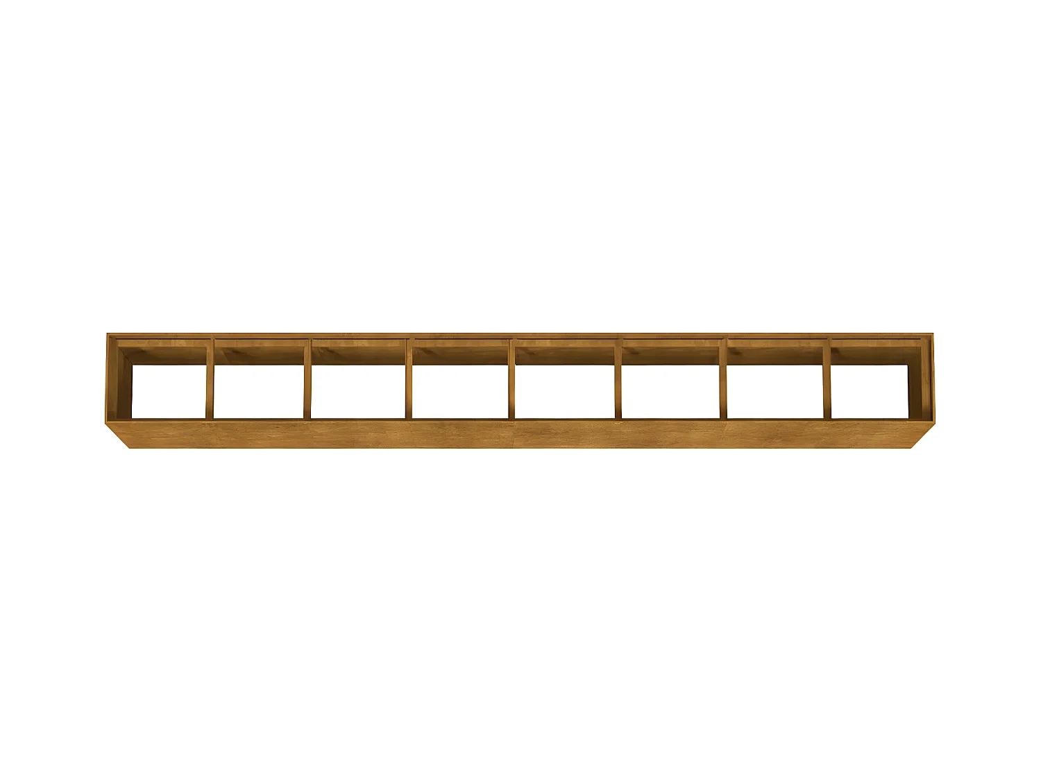 Jardinera acero corten 360x40x80 cm ES24106