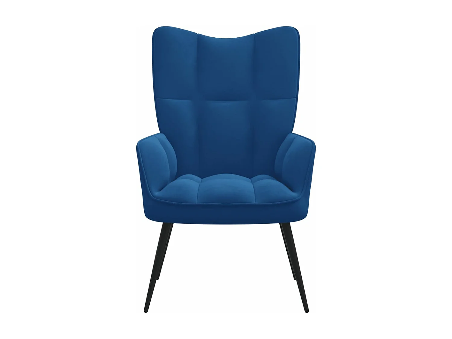 Chaise de relaxation Bleu Velours SEF39385