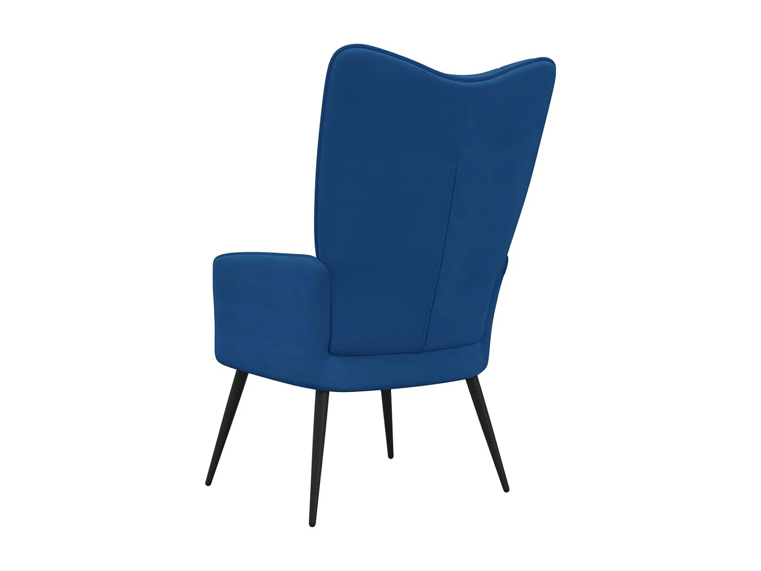 Chaise de relaxation Bleu Velours SEF39385