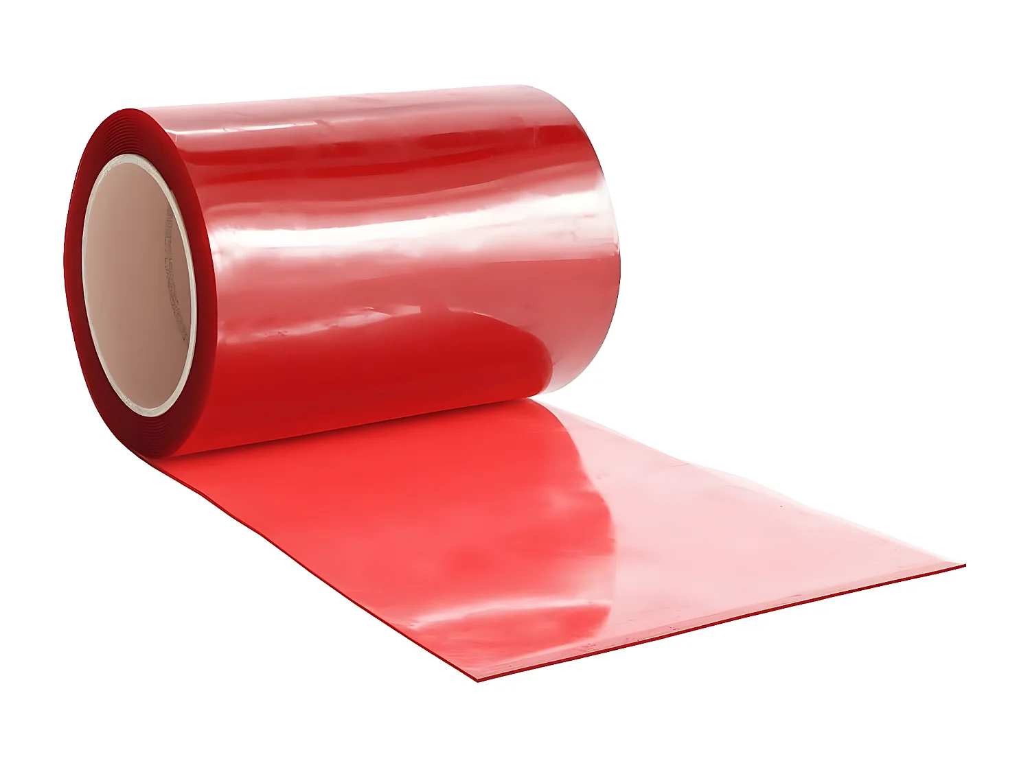 Deurgordijn 300x2,6 mm 10 m PVC rood NL125833