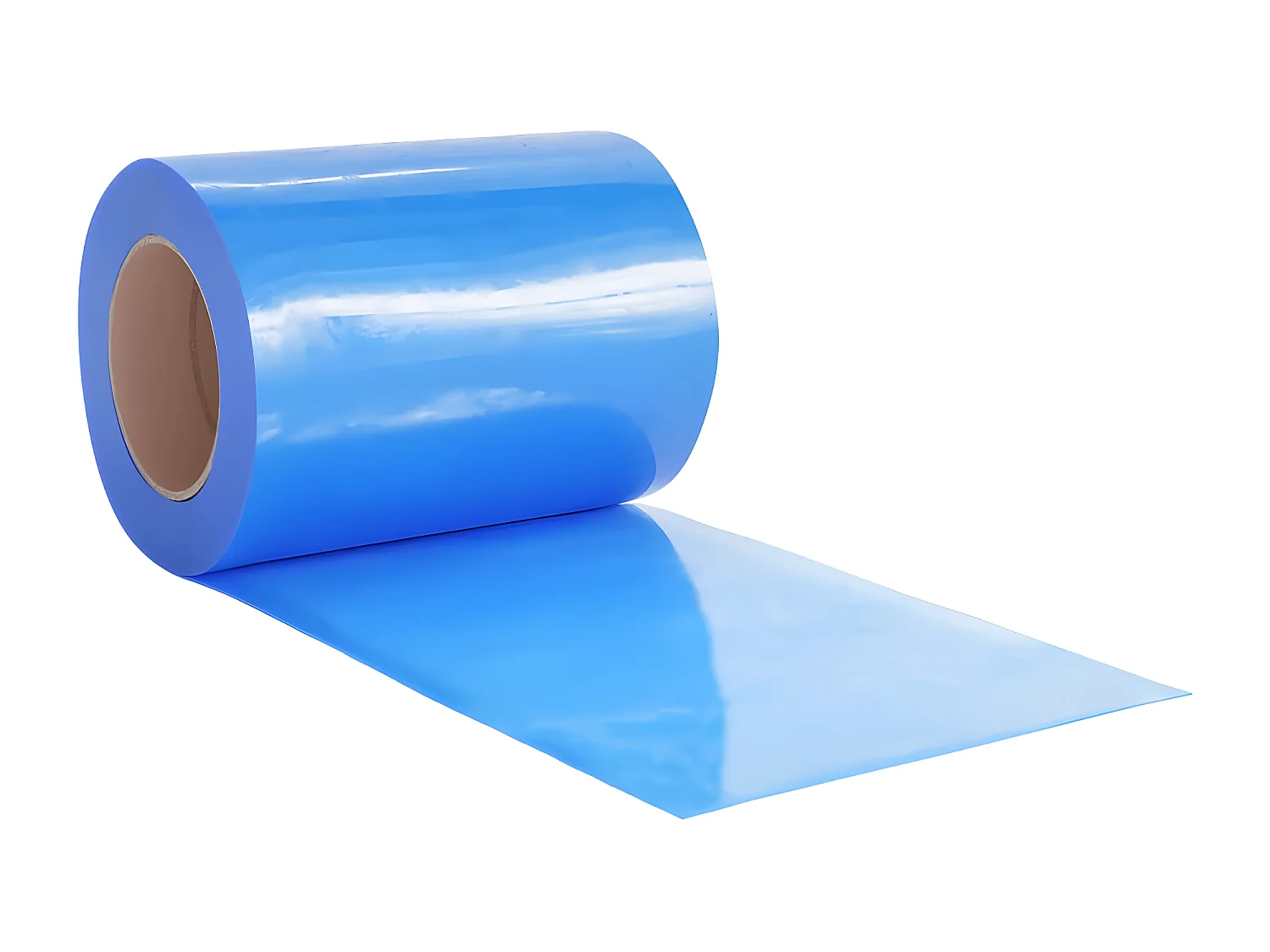 Tira de cortina para puertas PVC rojo 300x2,6 mm 25 m ES749918