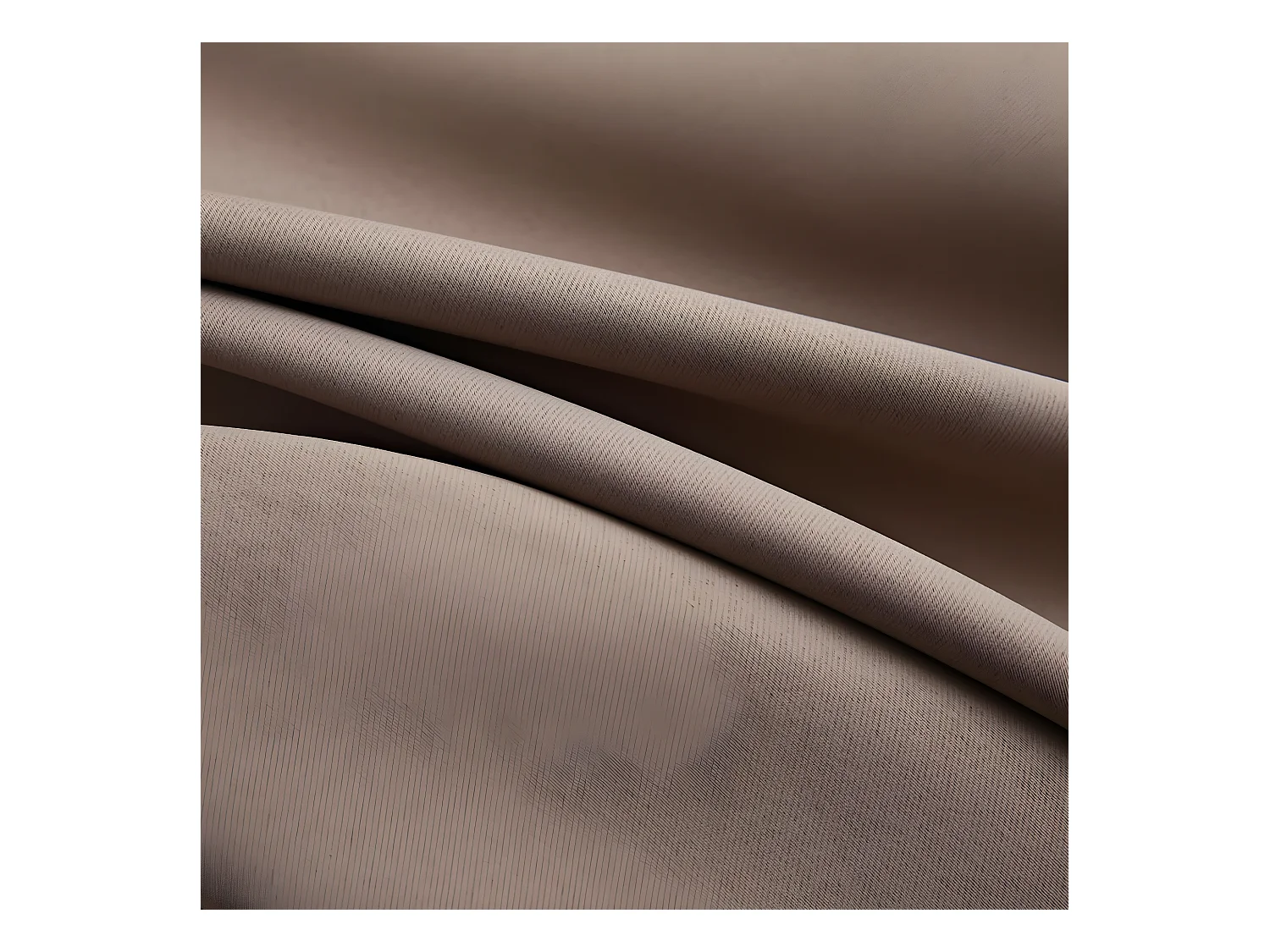 Cortinas opacas con anillas de metal 2 pzs gris topo 140x225 cm ES795955