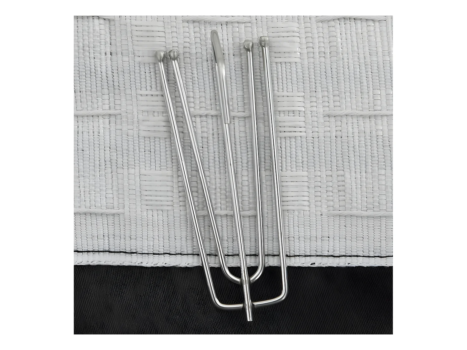 Rideau occultant d'aspect de lin crochets Anthracite 290x245 cm QBH89483