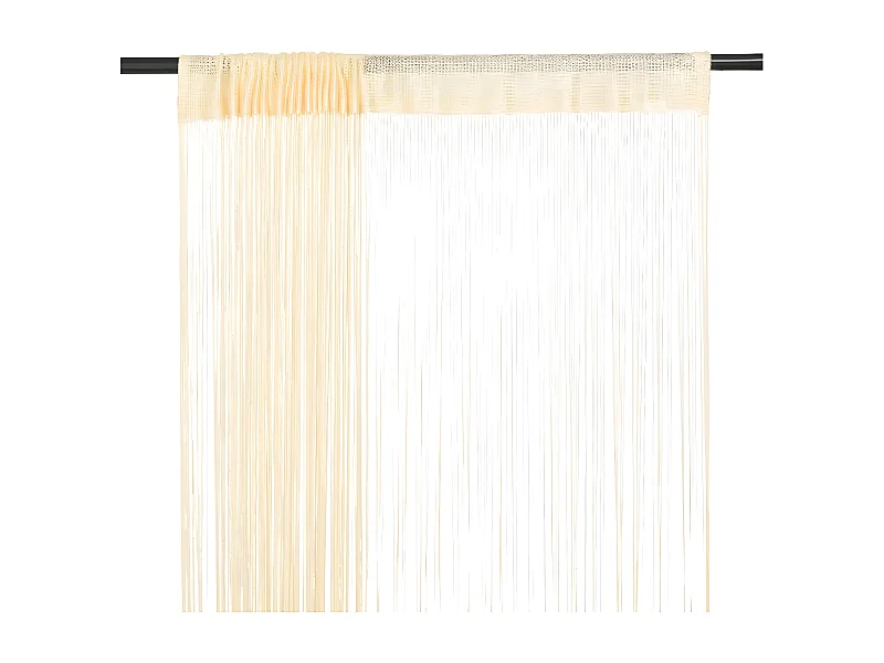 Draadgordijnen 140x250 cm crème 2 st NL318281