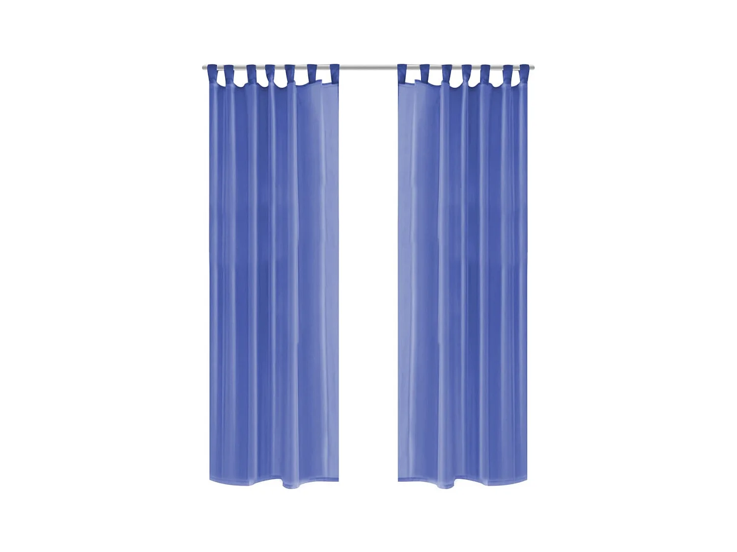 Gordijnen voile 140x175 cm koningsblauw NL766213