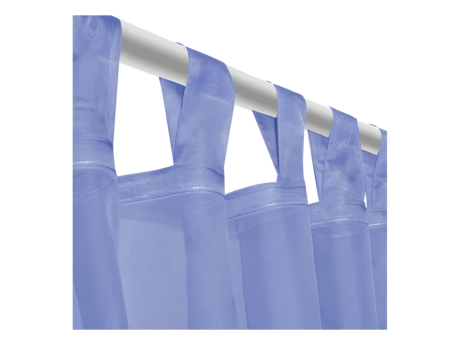 Rideau occultant 2 pcs Voile 140 x 175 cm Bleu royal QBH54047