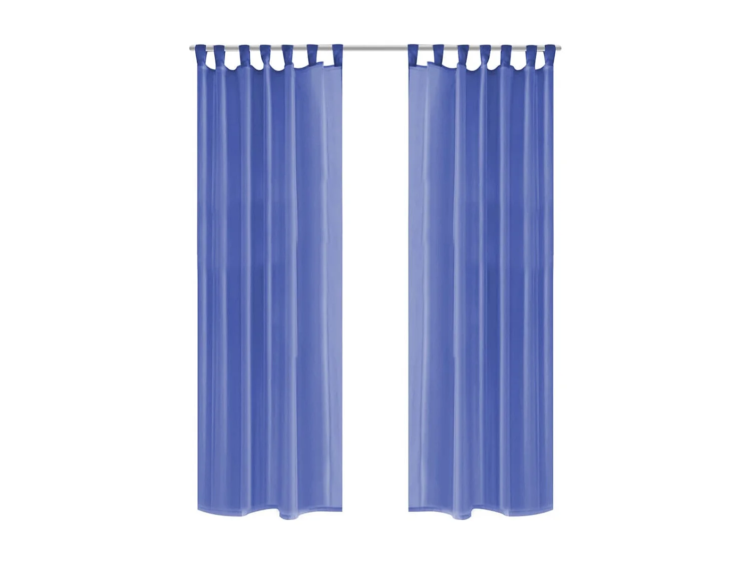 Gordijnen voile 140x175 cm koningsblauw NL766213