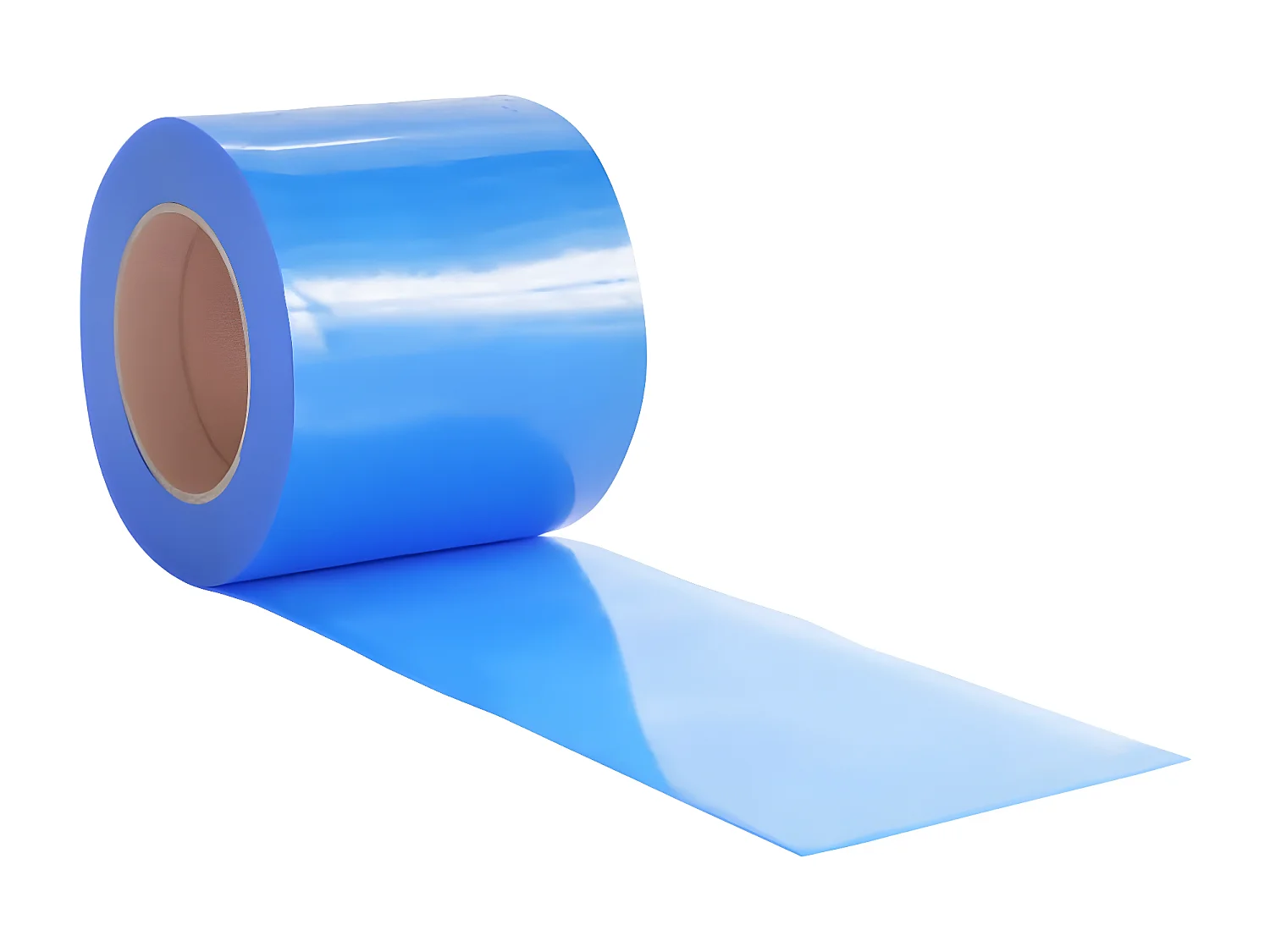 Cortina de porta 200 mm x 1,6 mm 25 m PVC azul PT943288