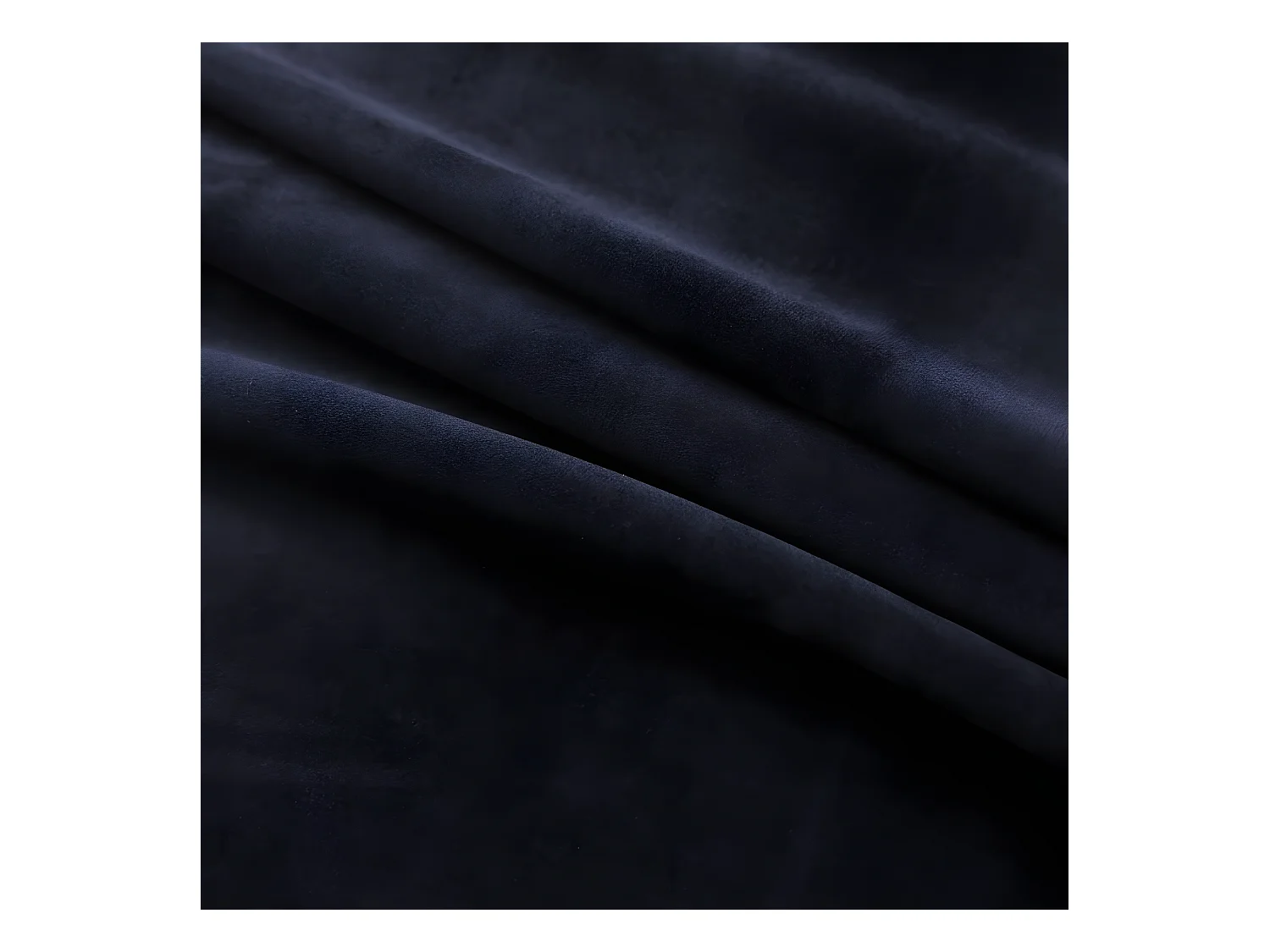 Rideau occultant avec anneaux en métal Velours Noir 290x245 cm QBH67735