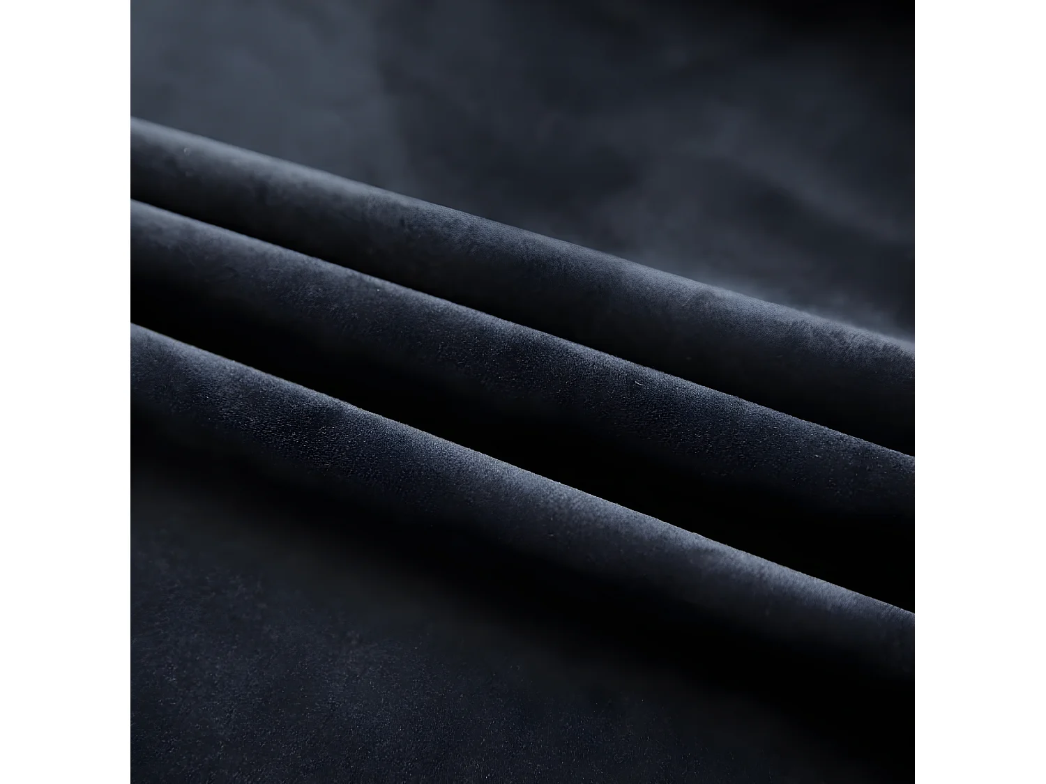 Cortinas opacas con ganchos 2 uds terciopelo negro 140x245 cm ES697872