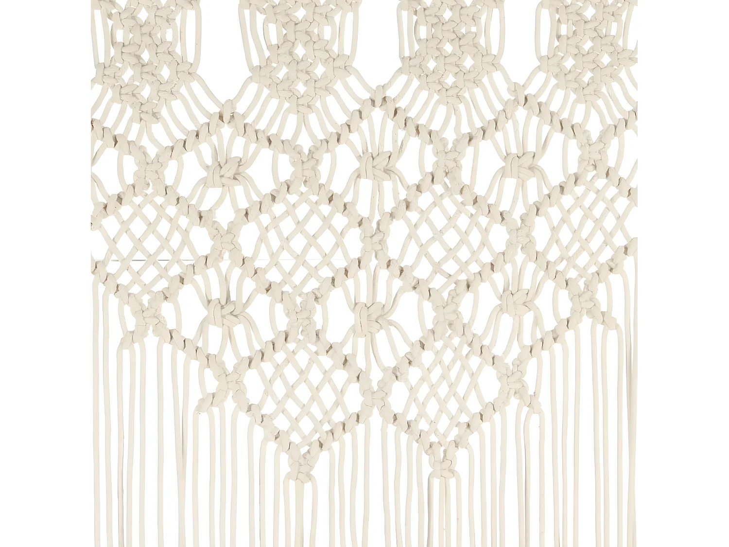 Rideau en macramé 140x240 cm Coton QBH69367