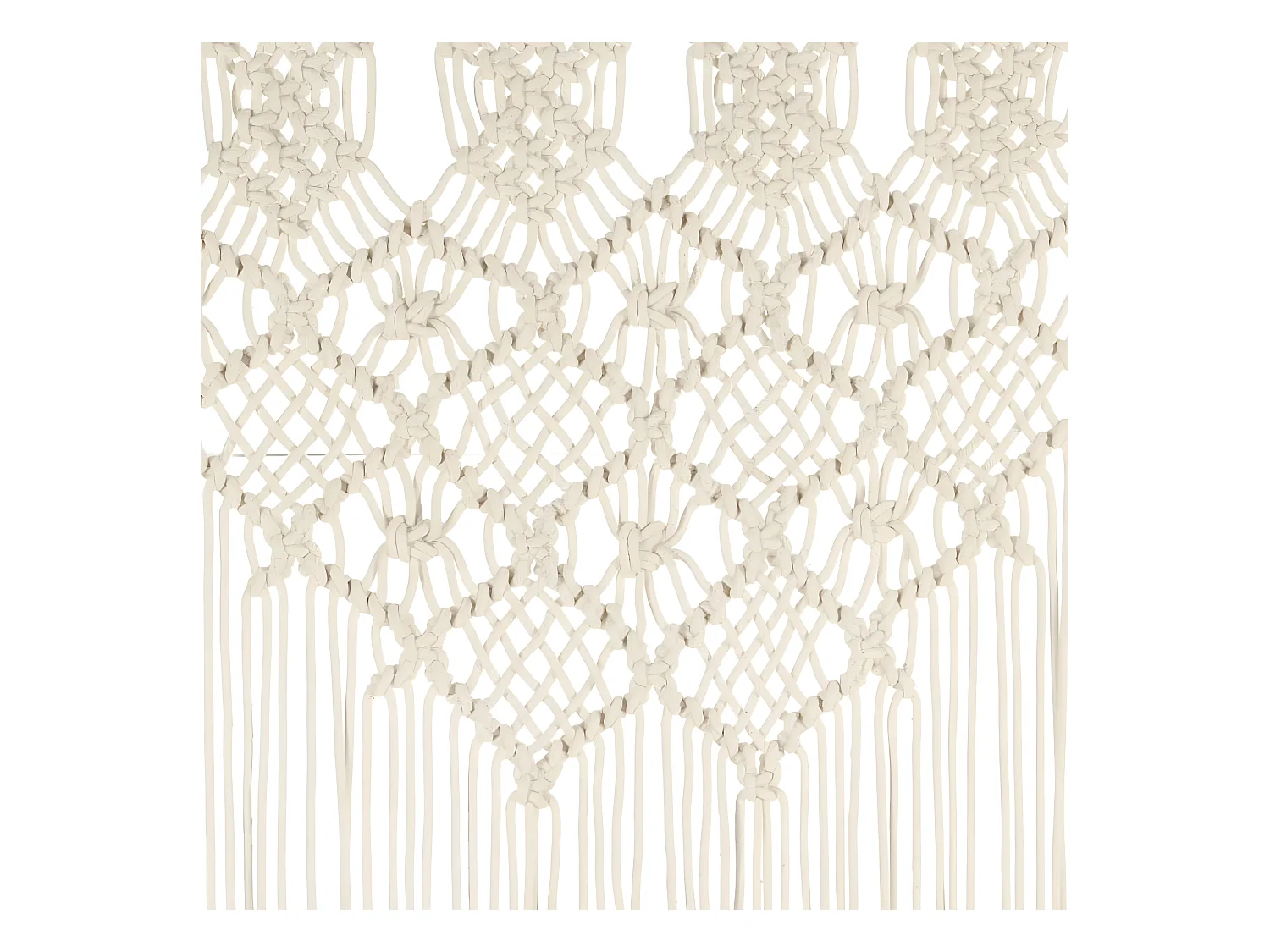 Cortina de macramé algodón 140x240 cm ES159642