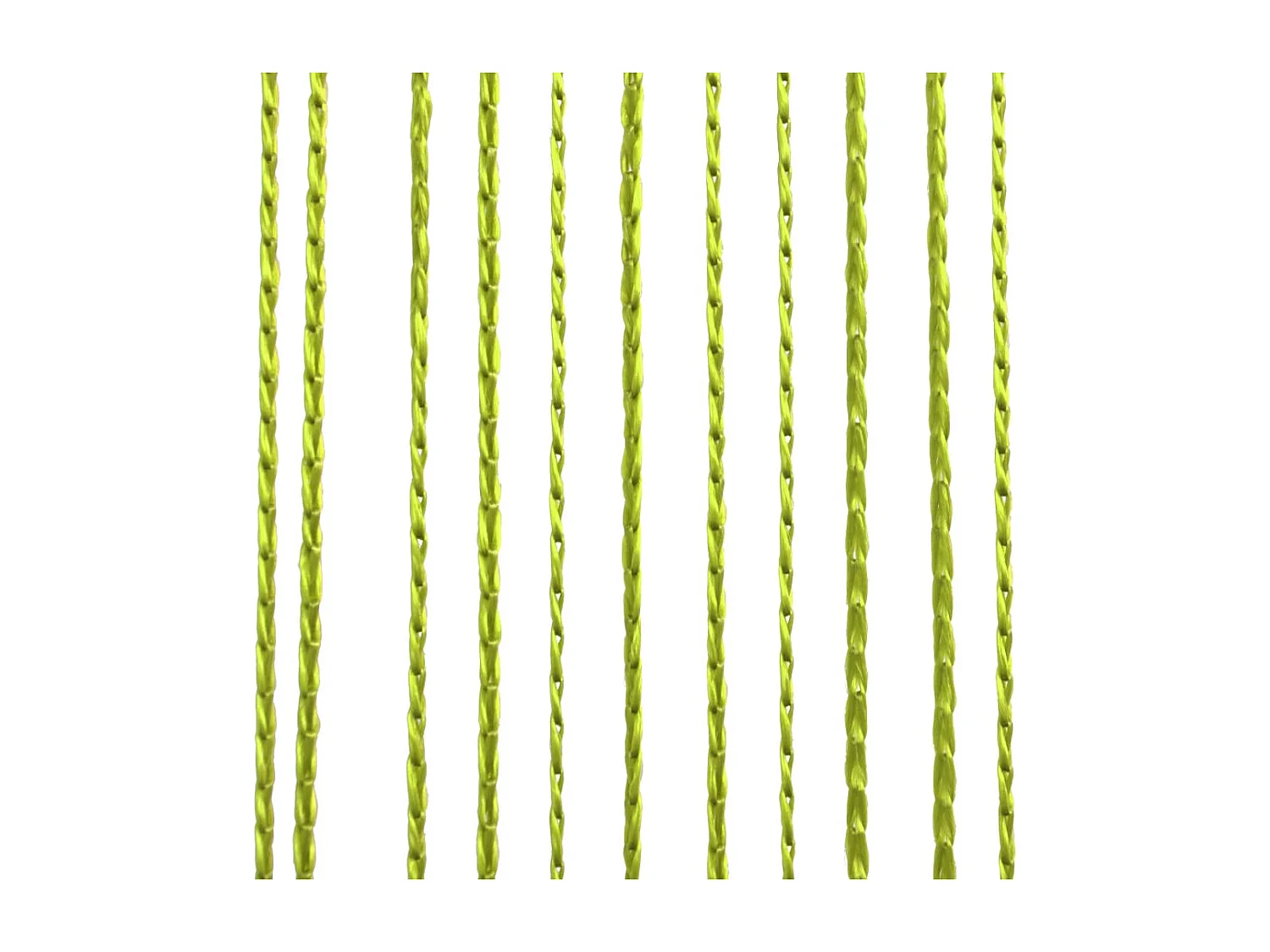 Rideau en fils 2 pcs 100 x 250 cm Vert QBH46353