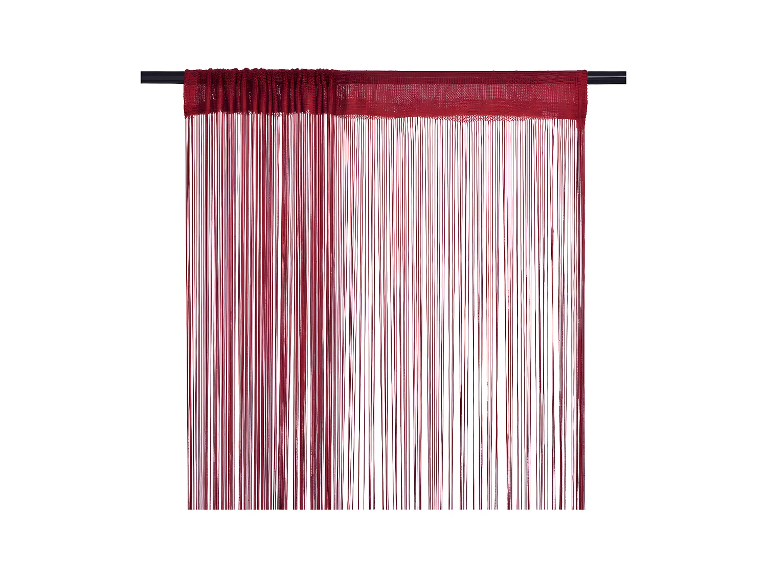 Rideau en fils 2 pcs 140 x 250 cm Bordeaux QBH32846