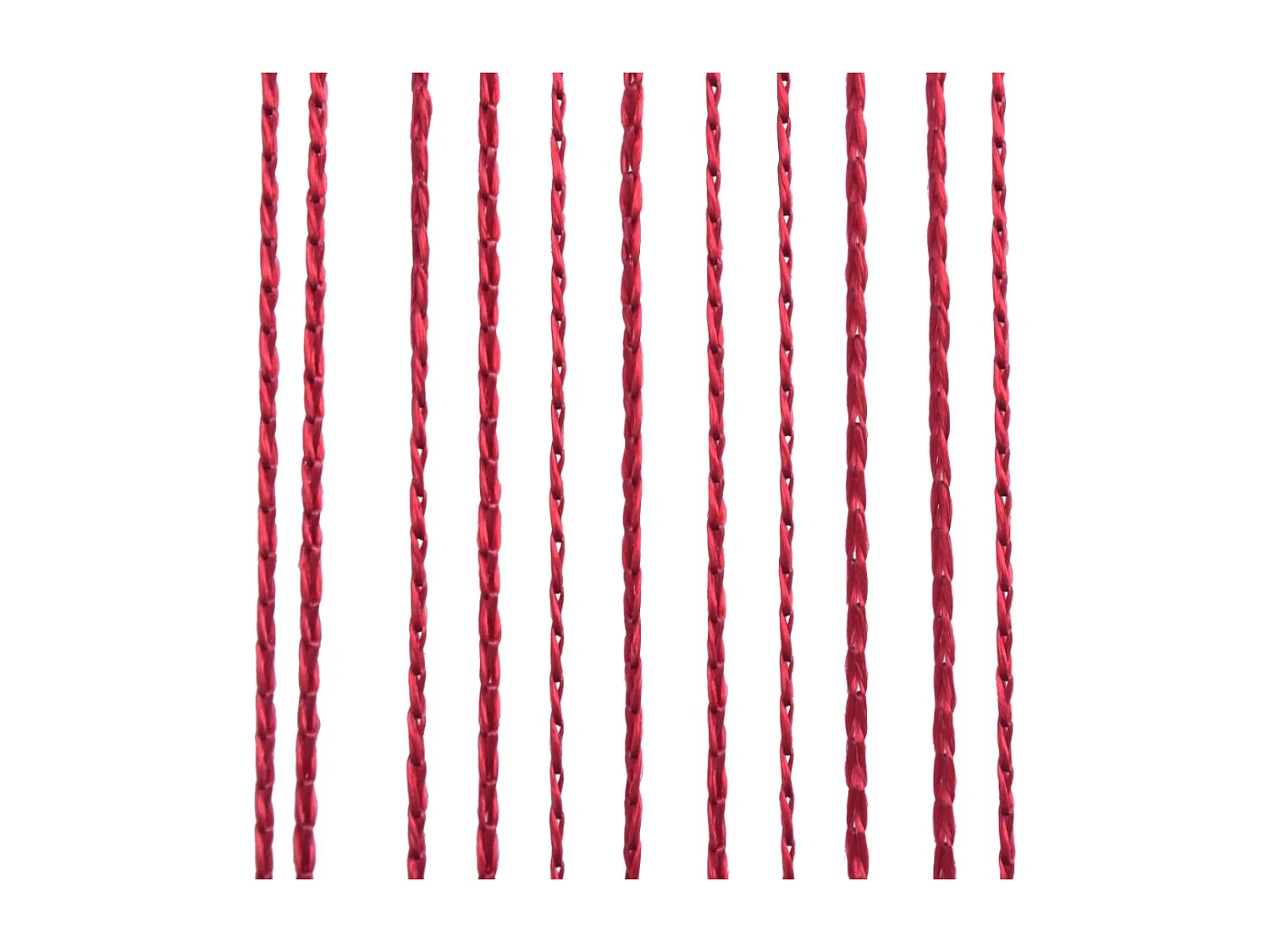 Rideau en fils 2 pcs 140 x 250 cm Bordeaux QBH32846