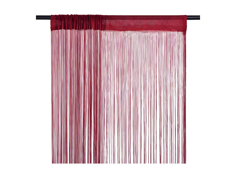 Draadgordijnen 140x250 cm wijnrood 2 st NL972151