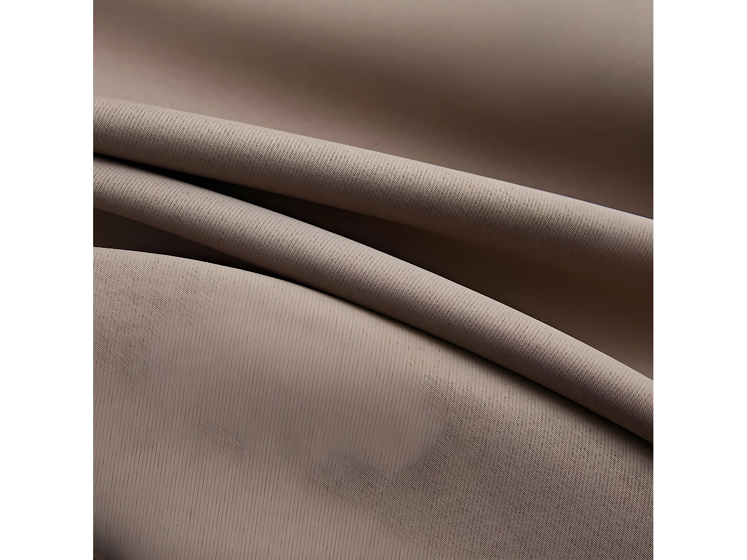 Rideaux occultants avec anneaux en métal 2 pcs Taupe 140x175 cm QBH91374