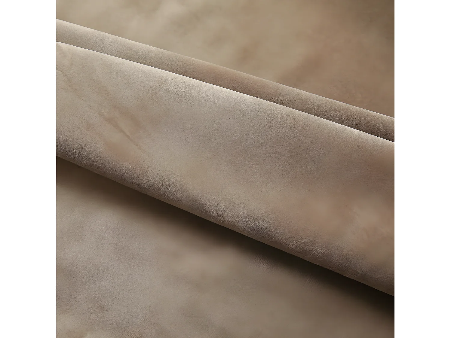 Cortina blackout com ganchos 290x245 cm veludo bege PT945744