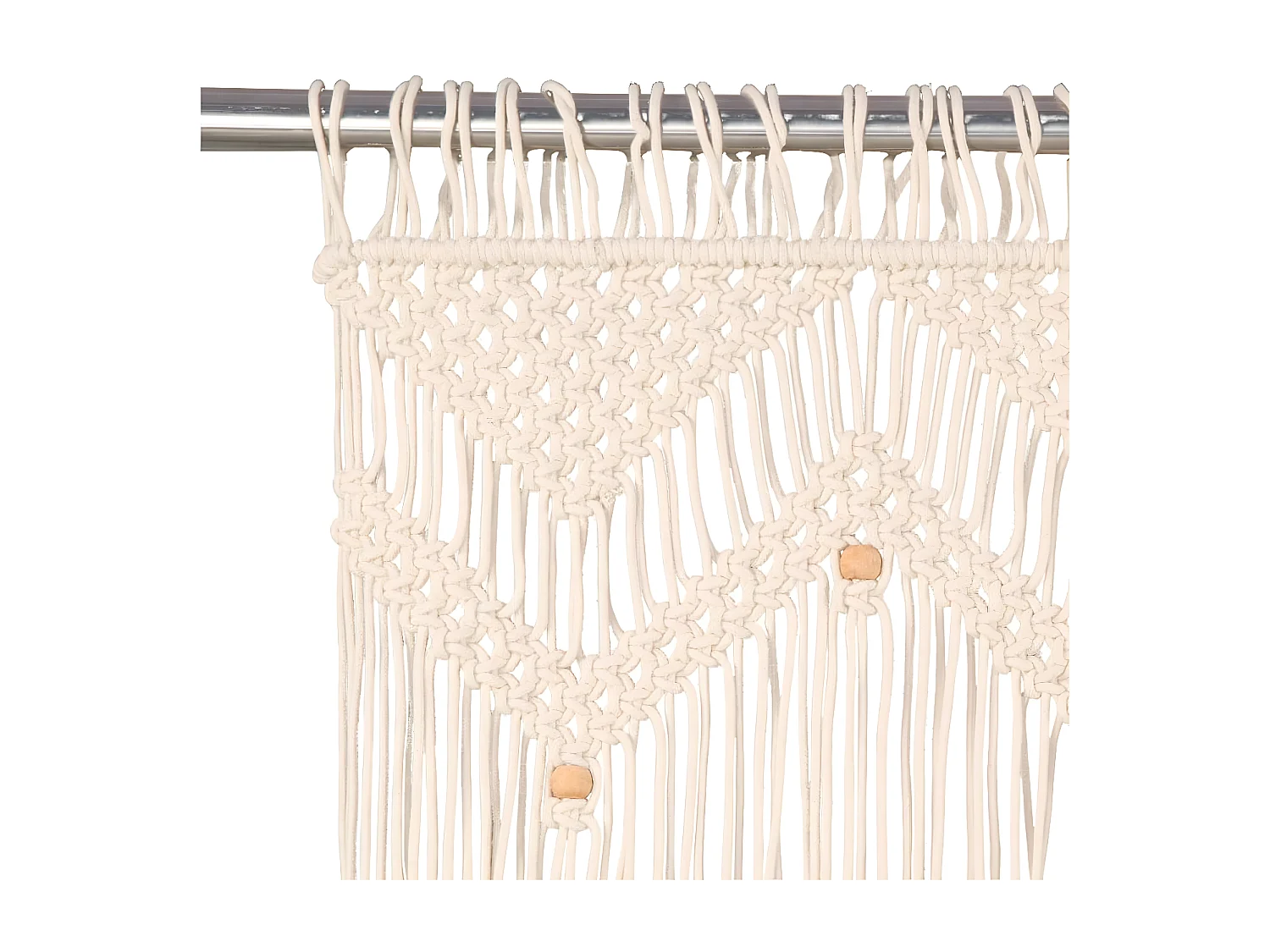 Gordijn macramé 140x240 cm katoen NL231352