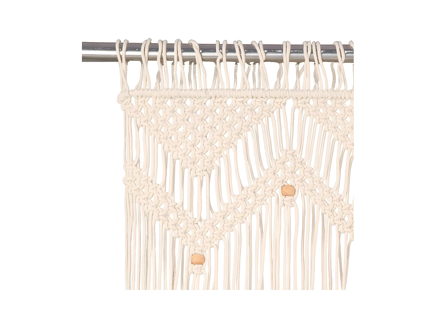 Gordijn macramé 140x240 cm katoen NL231352