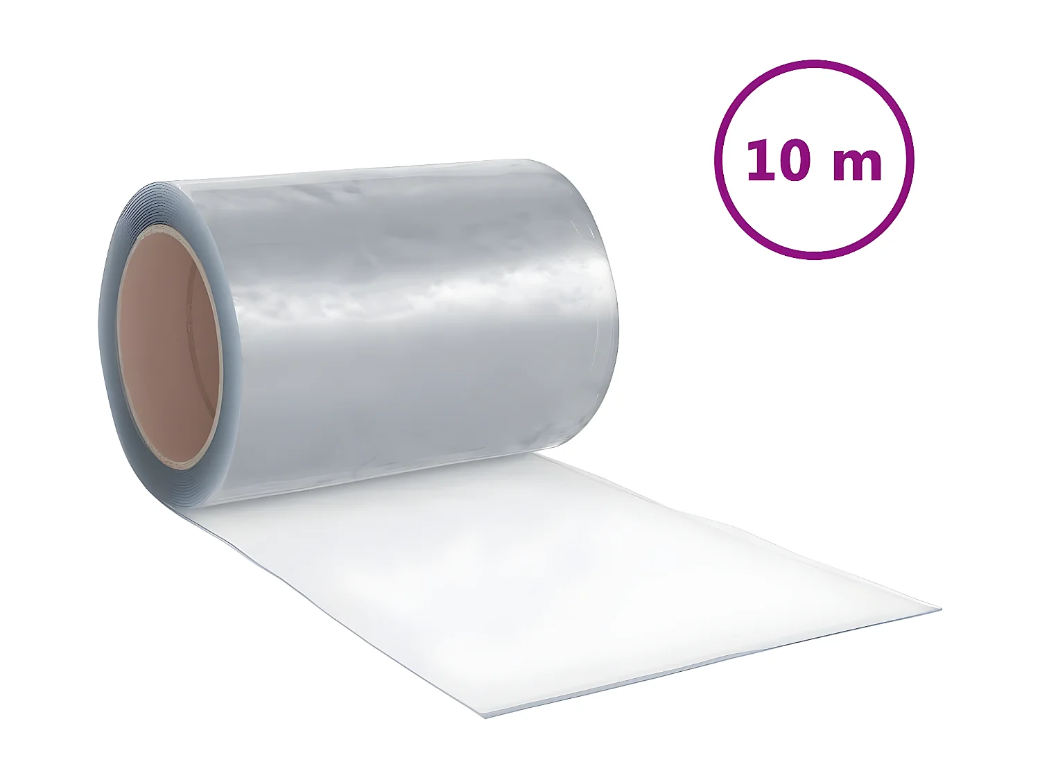 Deurgordijn 300x2,6 mm 10 m PVC transparant
