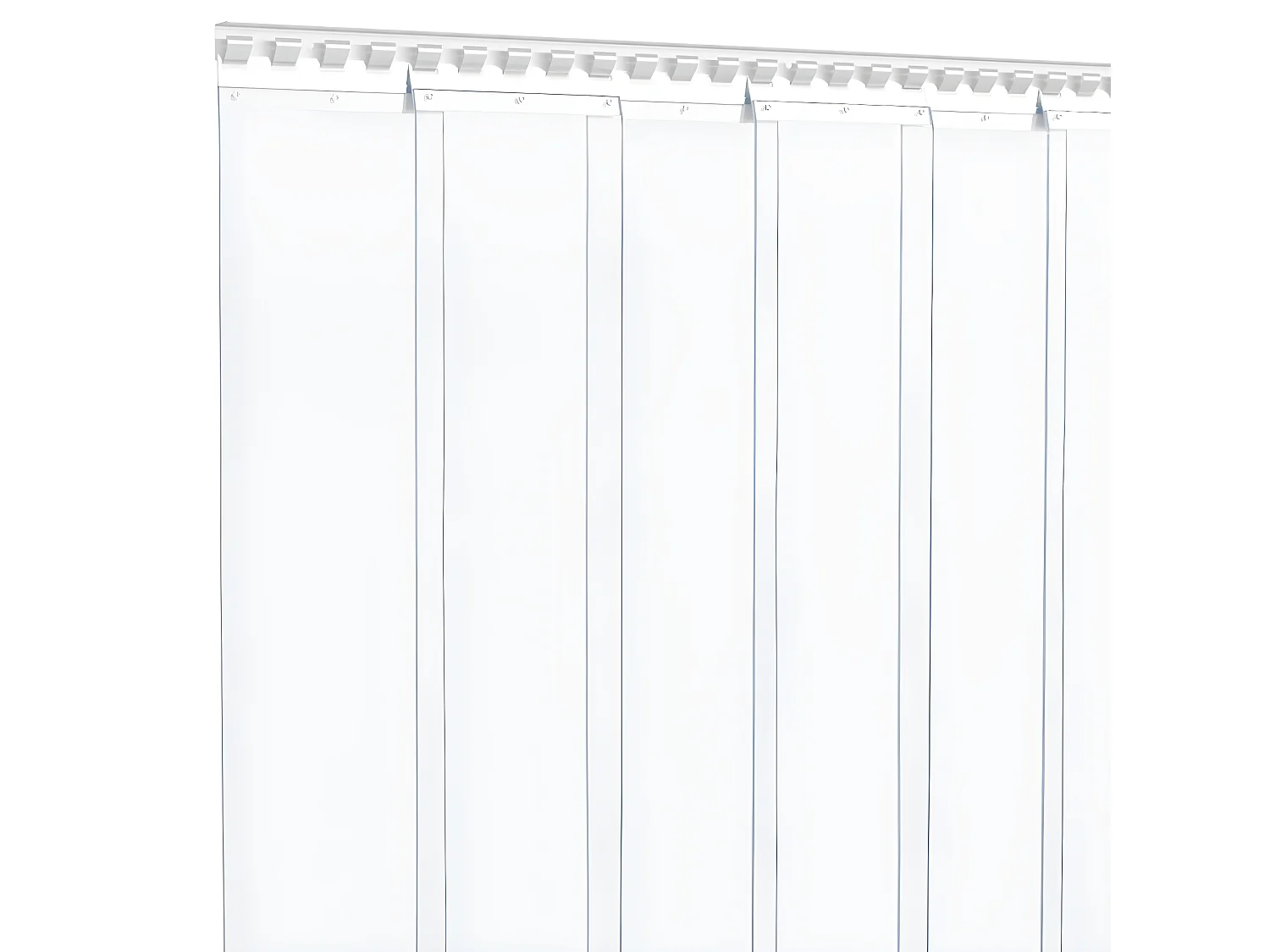 Deurgordijn 300x2,6 mm 10 m PVC transparant