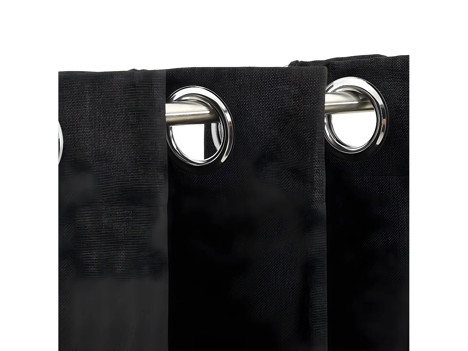 Rideaux occultants Aspect de lin 2 pcs Anthracite 140x225 cm QBH23635
