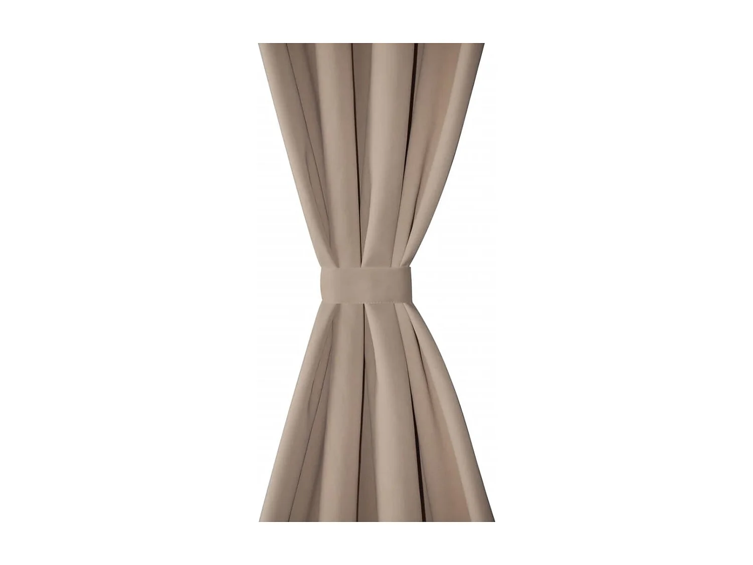 2 cortinas oscurecedoras con anillas blanco crema blackout 135x245cm ES754878