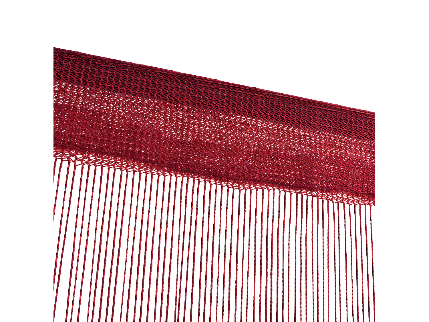 Cortinas de fios 2 pcs 100x250 cm bordô PT880416