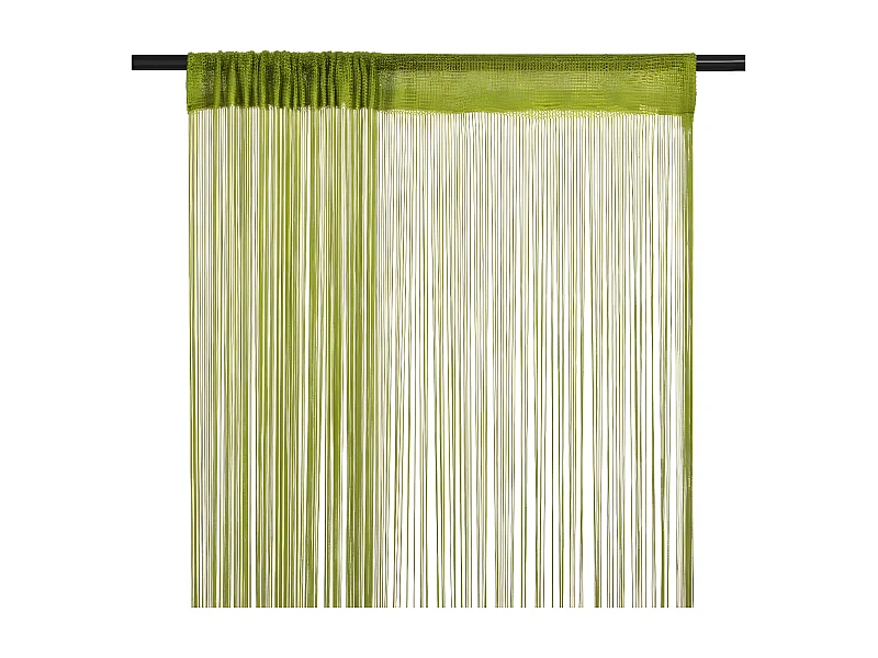 Rideau en fils 2 pcs 140 x 250 cm Vert QBH86958