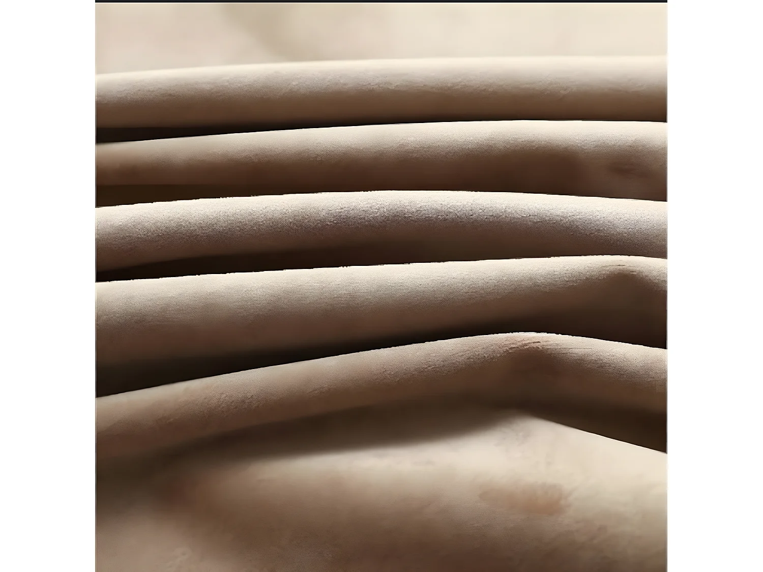 Rideaux occultants avec anneaux 2 pcs Velours Beige 140x225 cm QBH91276