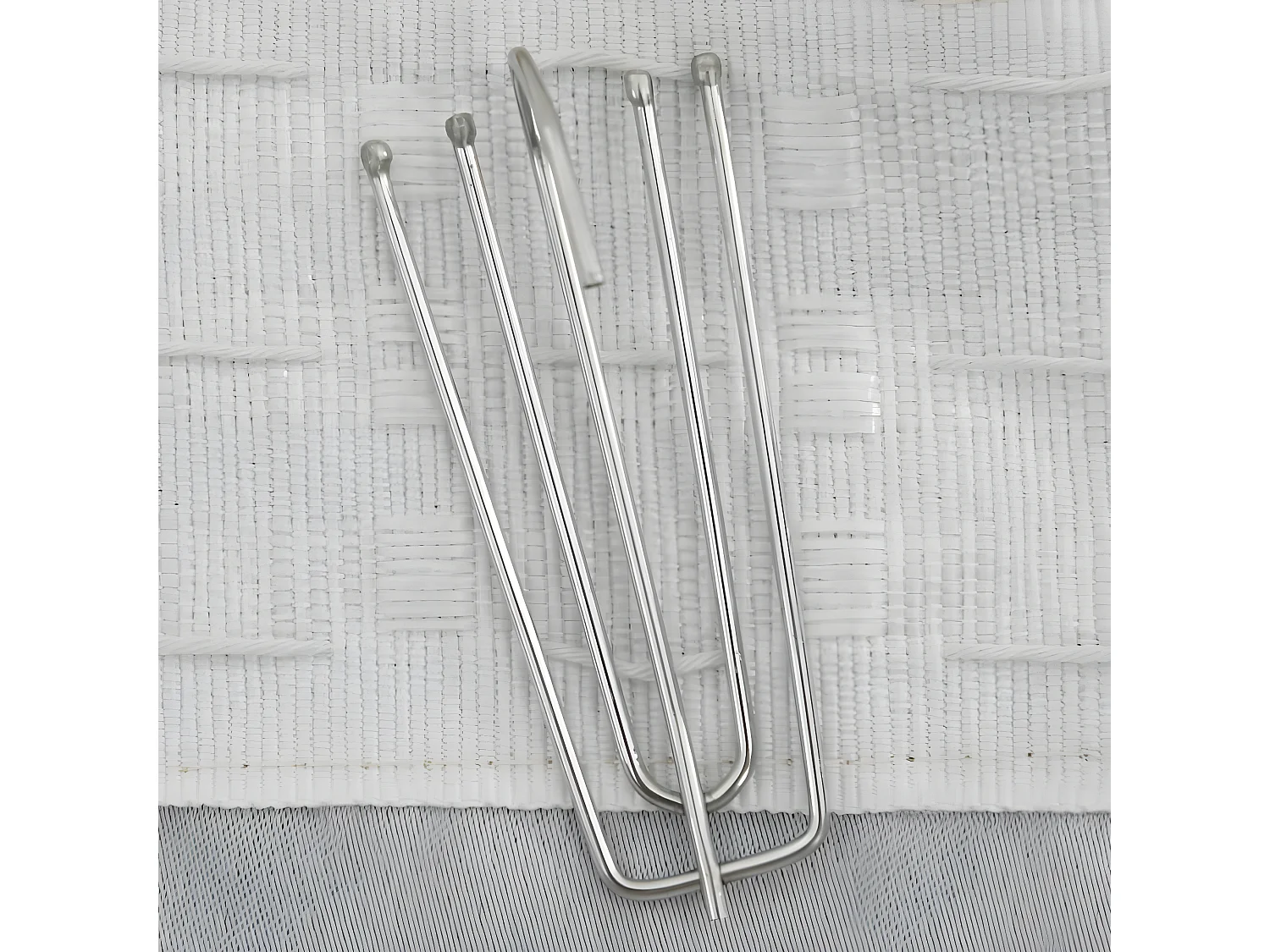 Cortinas opacas aspeto linho c/ ganchos 2 pcs 140x245 cm bege PT515104