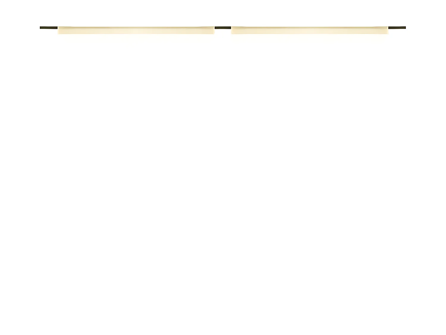 Draadgordijnen 100x250 cm crème 2 st NL528305