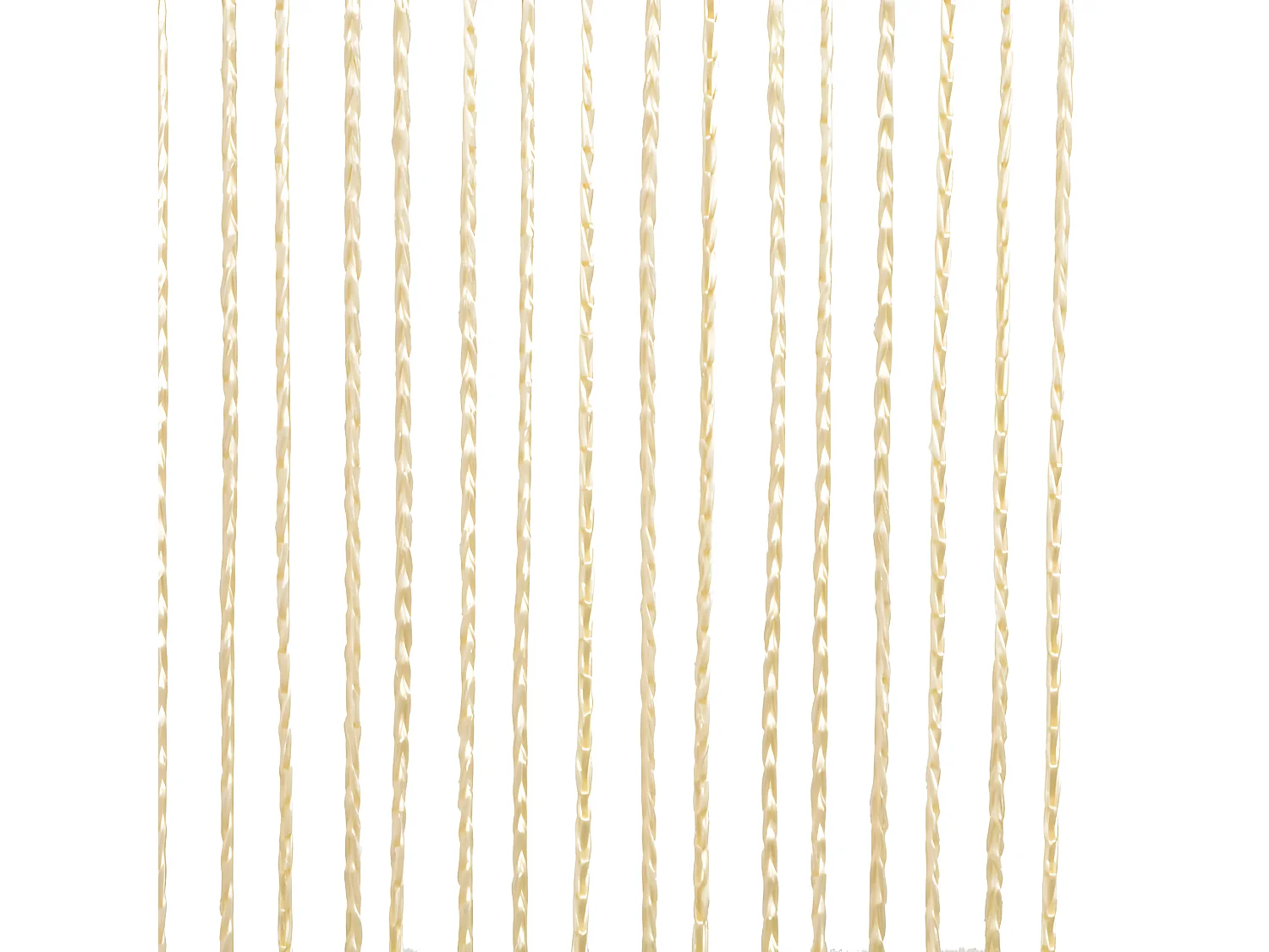 Draadgordijnen 100x250 cm crème 2 st NL528305