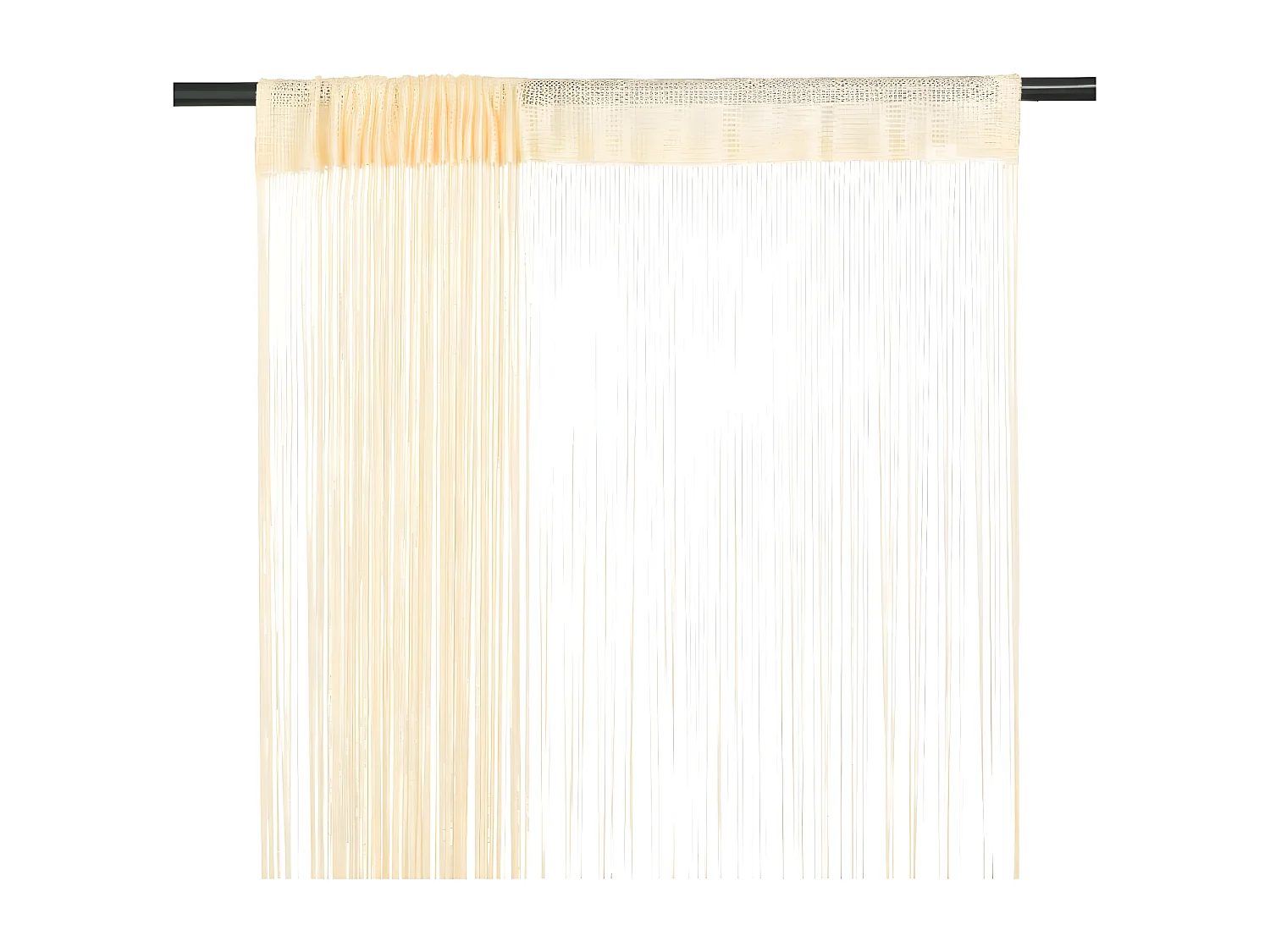 Draadgordijnen 100x250 cm crème 2 st NL528305