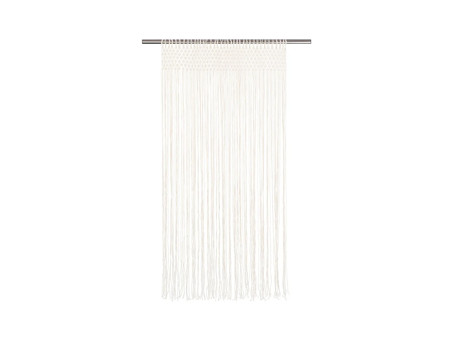 Rideau en macramé 140x240 cm Coton QBH33607