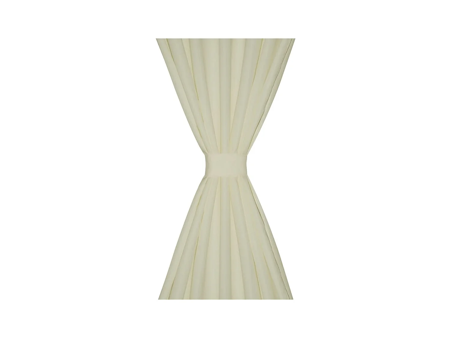 2 cortinas micro-satinadas con trabillas 140 x 245 cm ES974306