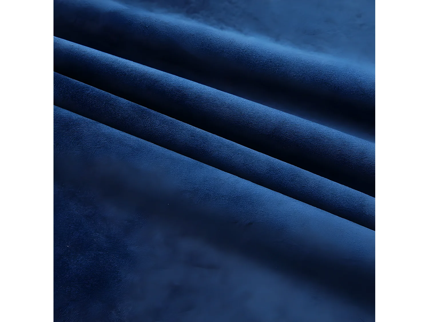 Rideaux occultants et crochet 2pcs Velours Bleu foncé 140x245cm QBH49777