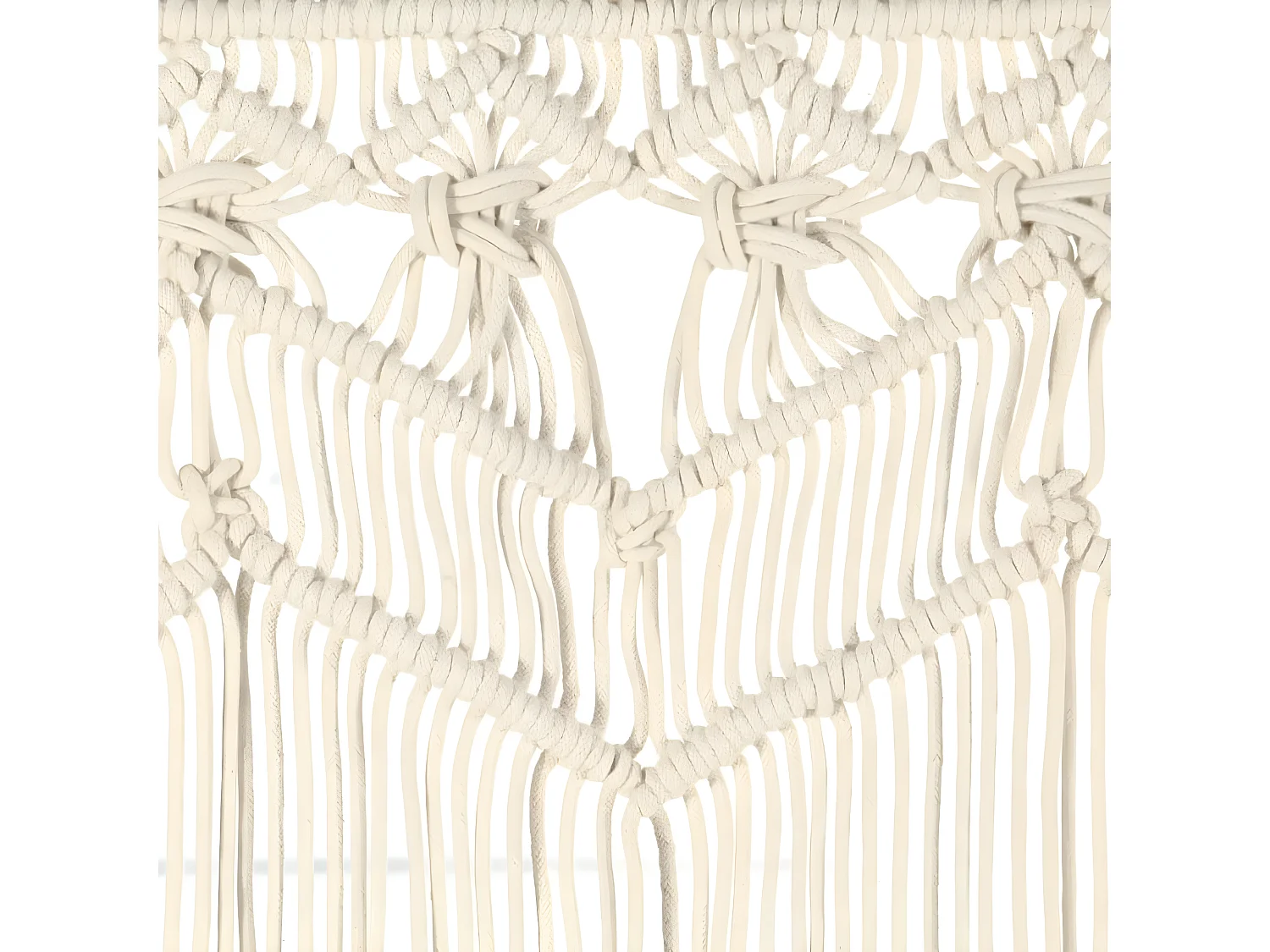 Cortina em macramé 140x240 cm algodão PT172219