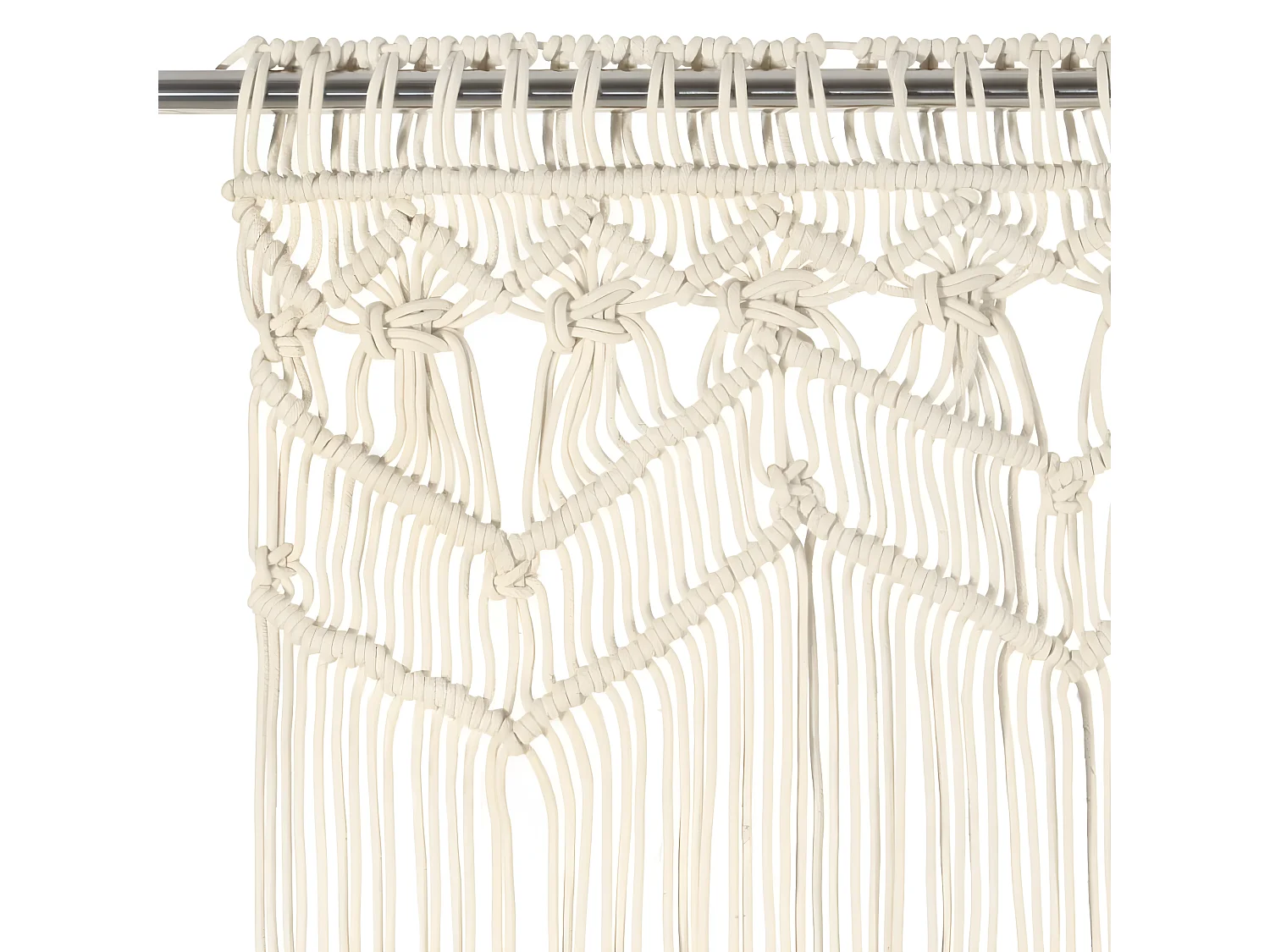 Gordijn macramé 140x240 cm katoen NL533657