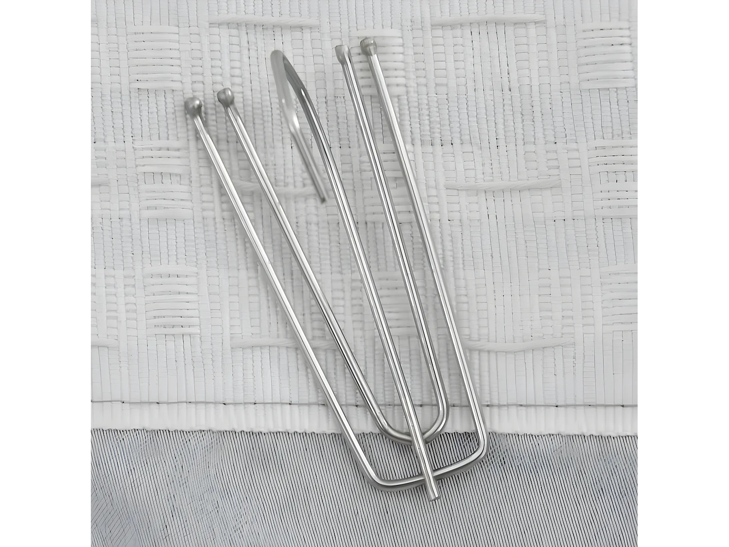 Cortinas opacas aspeto linho c/ ganchos 2pcs 140x225cm cinzento PT107343