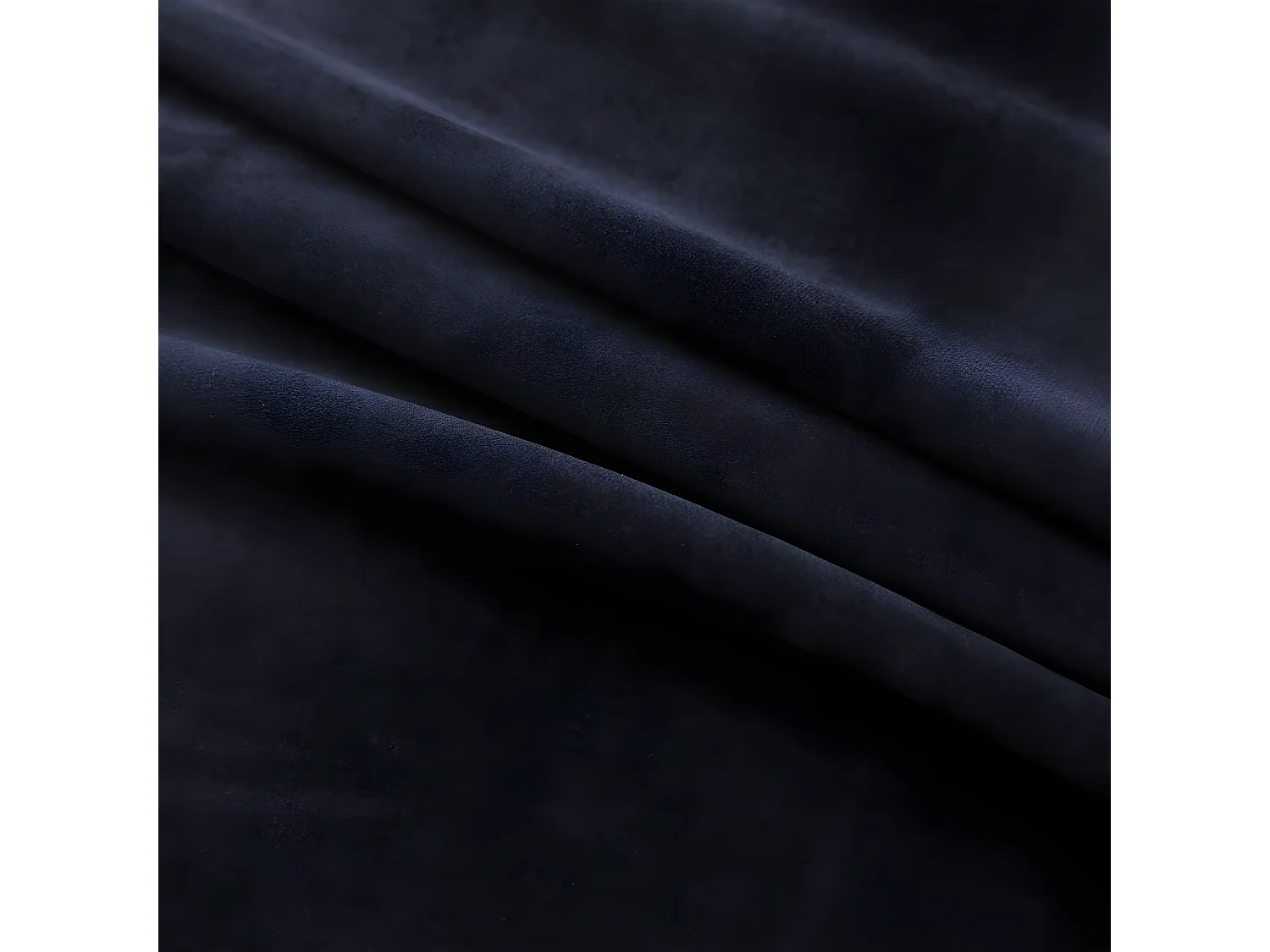 Cortinas opacas con anillas 2 pzas terciopelo negro 140x225 cm ES679742