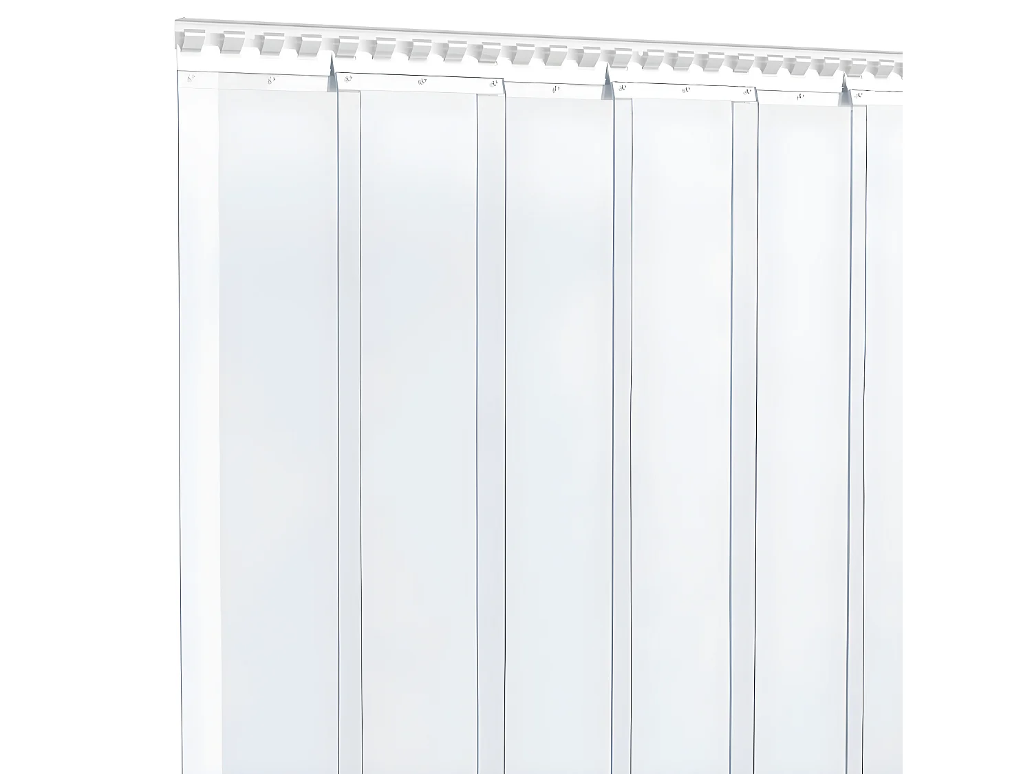 Rail de montage argenté 1 m acier inoxydable QBH48883