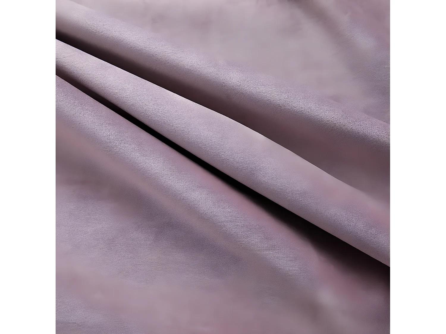 Rideau occultant avec anneaux en métal Velours Rose 290x245 cm QBH97276