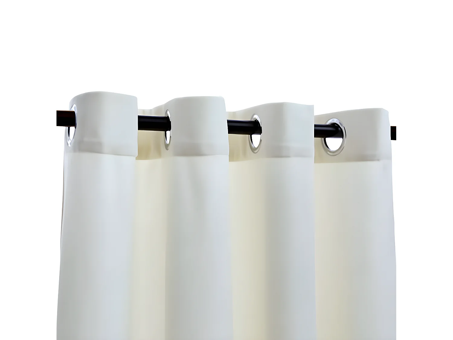 Rideaux occultants avec anneaux 2 pcs Velours Crème 140x175 cm QBH28442