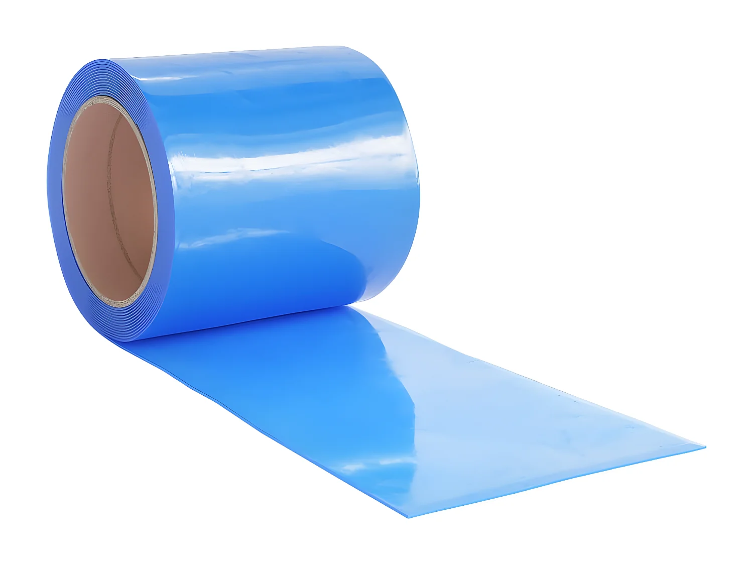 Cortina de porta 200 mm x 1,6 mm 10 m PVC azul PT834150