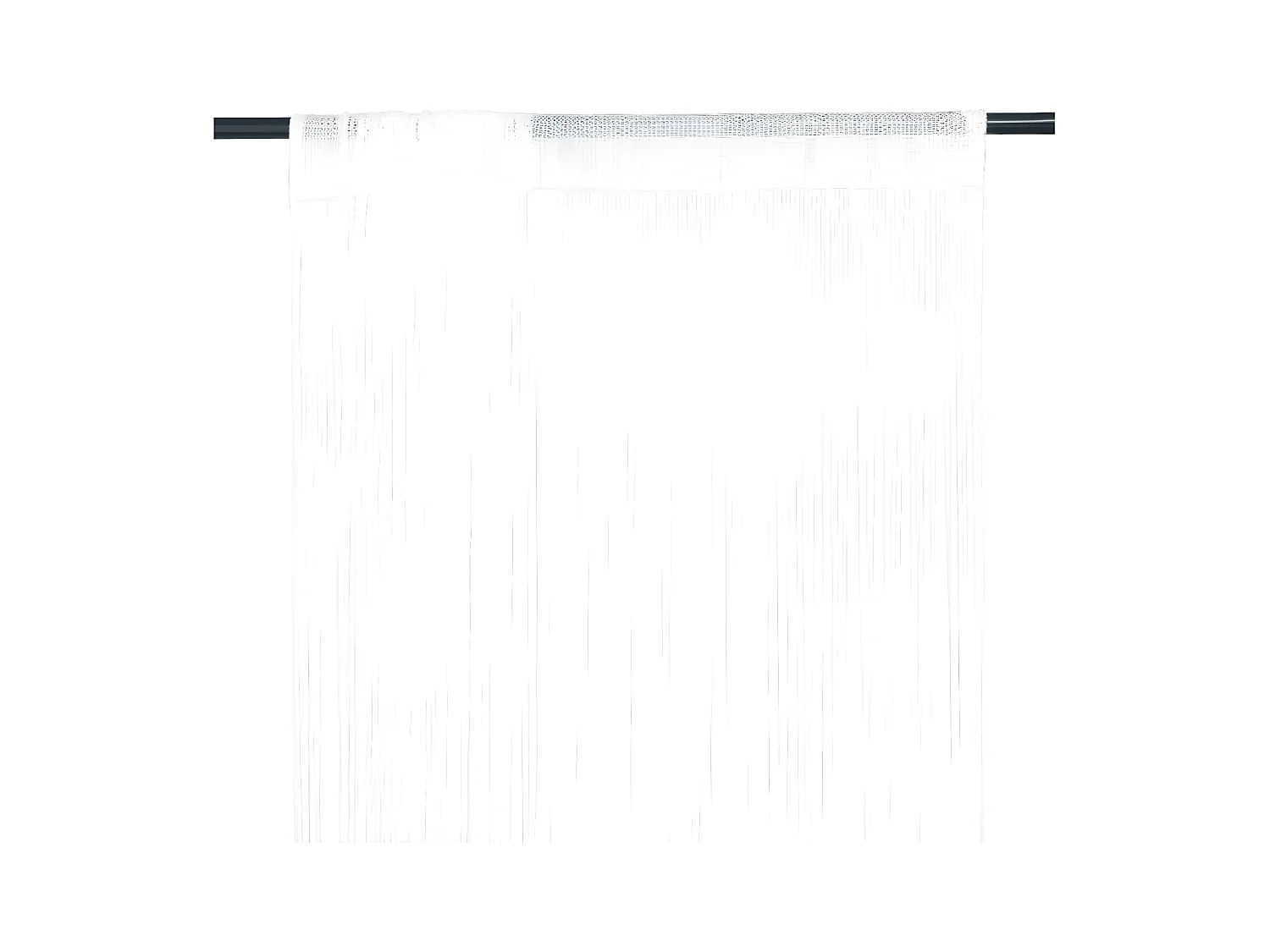 Draadgordijnen 2 st 100x250 cm wit NL775417